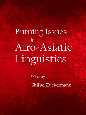 cover image of Burning Issues in Afro-Asiatic Linguistics
